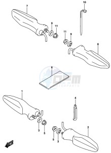 GSX-R1000 ARZ drawing TURNSIGNAL LAMP