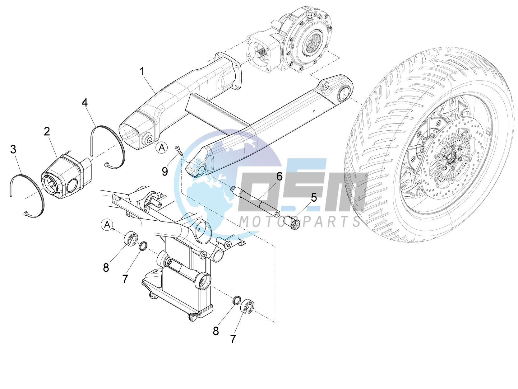 Swing arm