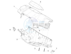 Sprint 125 4T 3V ie drawing Handlebars coverages