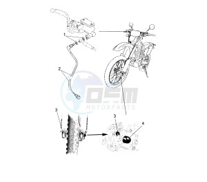 WR F 450 drawing STOP SWITCH FRONT EURO KIT