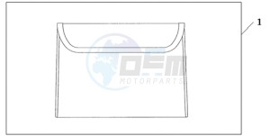 GL18009 Australia - (U) drawing INNER TRUNK POUCH