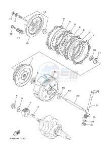 YB125 (2CS1) drawing CLUTCH