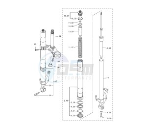 FZ1-N 1000 drawing FRONT FORK