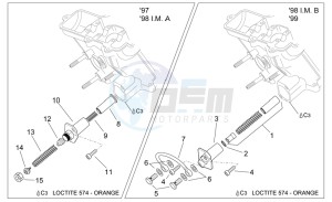 Pegaso 650 Carb drawing Chain tensioner