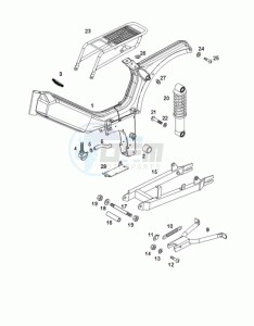 STANDARD_P_P-EX_FR_L1 50 L1 drawing Frame-rear fork-central stand