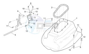 Leonardo 250 st (eng. Yamaha) drawing Fuel Tank