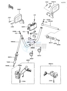 ZG 1200 B [VOYAGER XII] (B6-B9) [VOYAGER XII] drawing HANDLEBAR