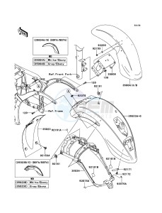 VN900 CLASSIC VN900BEFA GB XX (EU ME A(FRICA) drawing Fenders