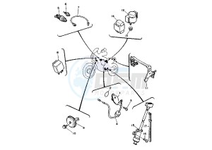 XTZ SUPER TENERE 750 drawing ELECTRICAL DEVICES