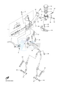 YZF-R6 600 R6 (2CXB 2CXC) drawing FRONT MASTER CYLINDER