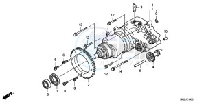 TRX500FAC drawing HONDAMATIC