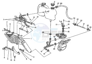 MITO EVOL.125 drawing WATER PUMP-COOLER