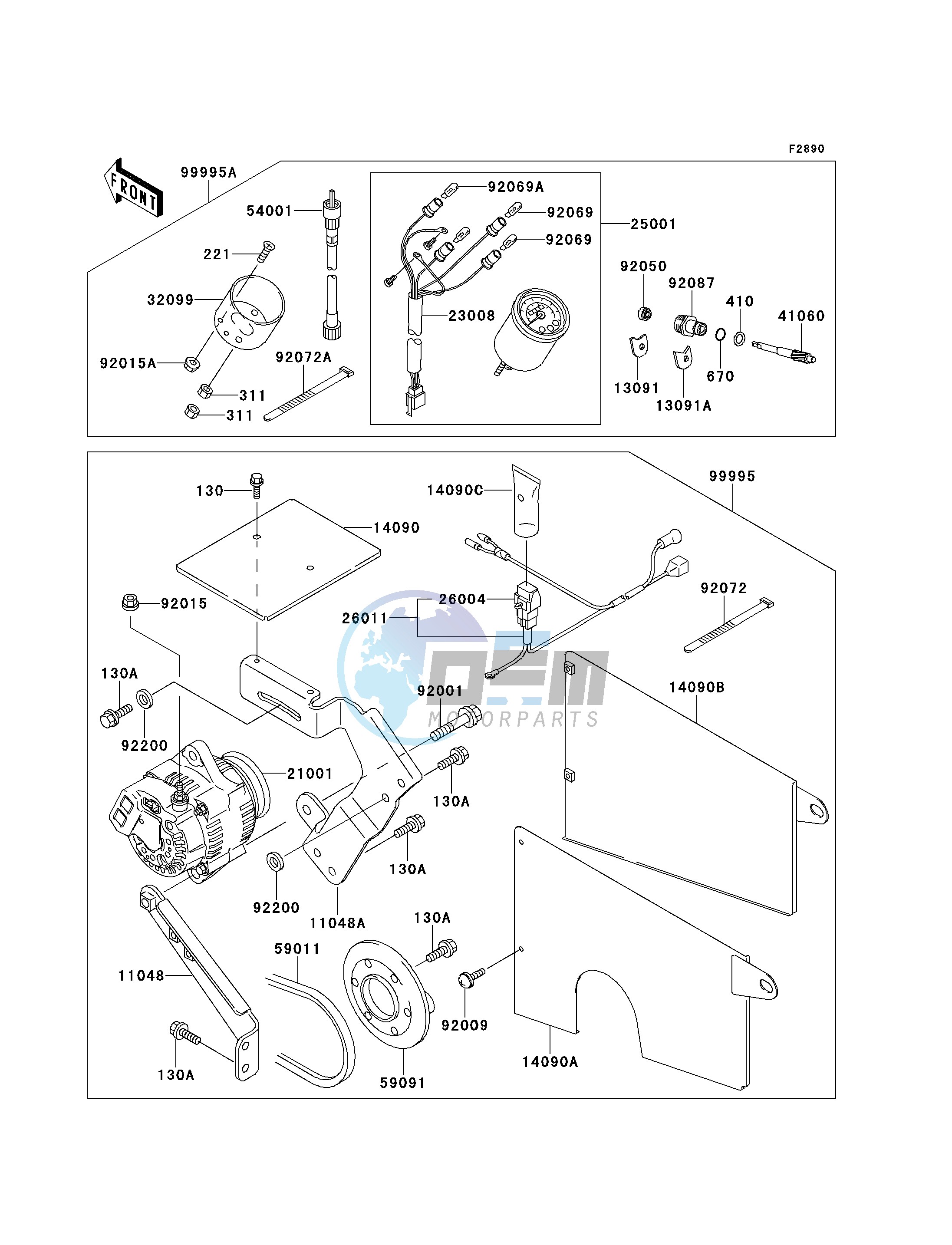 OPTIONAL PARTS-- GENERATOR&METER- -