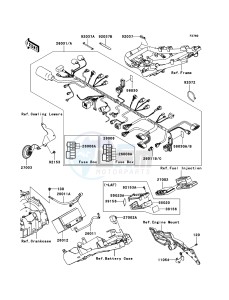 Z750 ZR750L7F GB XX (EU ME A(FRICA) drawing Chassis Electrical Equipment