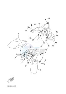 YP400RA X-MAX 400 ABS X-MAX (1SDA 1SDA 1SDA 1SDA 1SDA) drawing FENDER