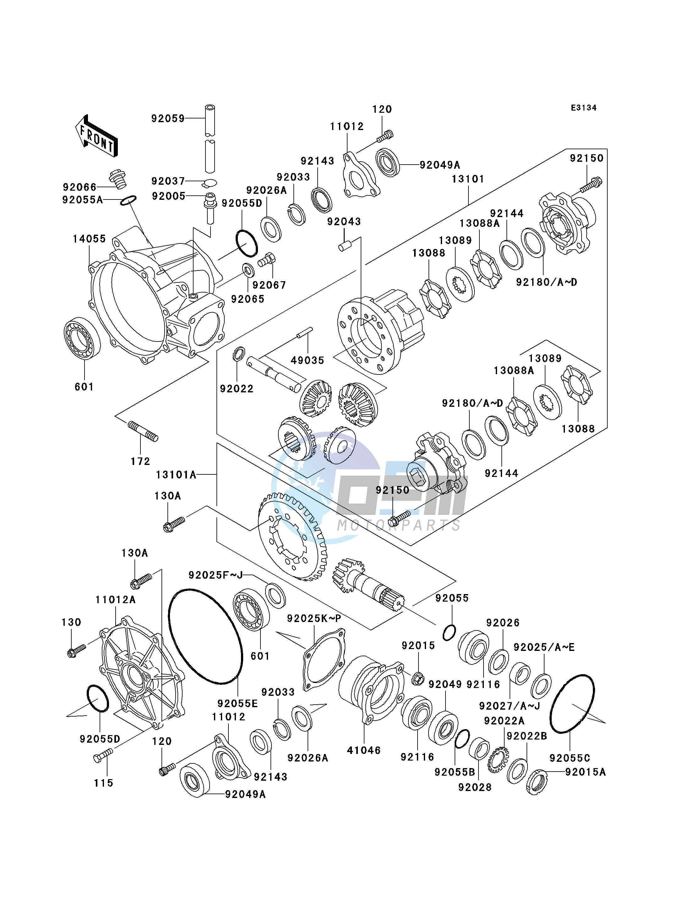 DRIVE SHAFT -- DIFFERENTIAL- -