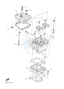 YZ250FX (B292 B293 B294 B294 B295) drawing CYLINDER