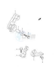 DF 25 V-Twin drawing Throttle Control Non-Remote Control