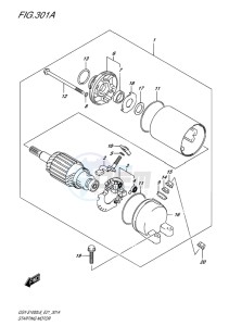 GSX-S1000F ABS EU drawing STARTING MOTOR