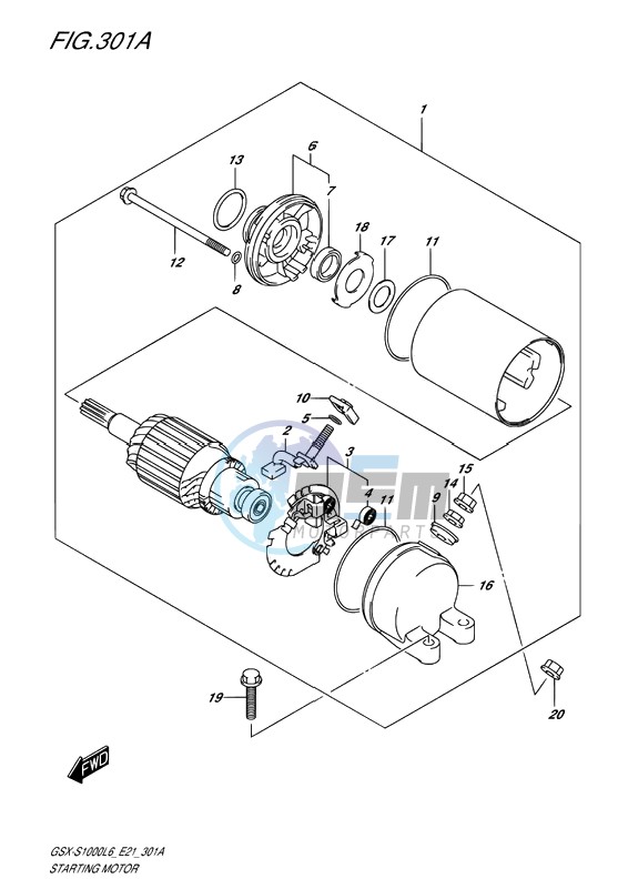 STARTING MOTOR