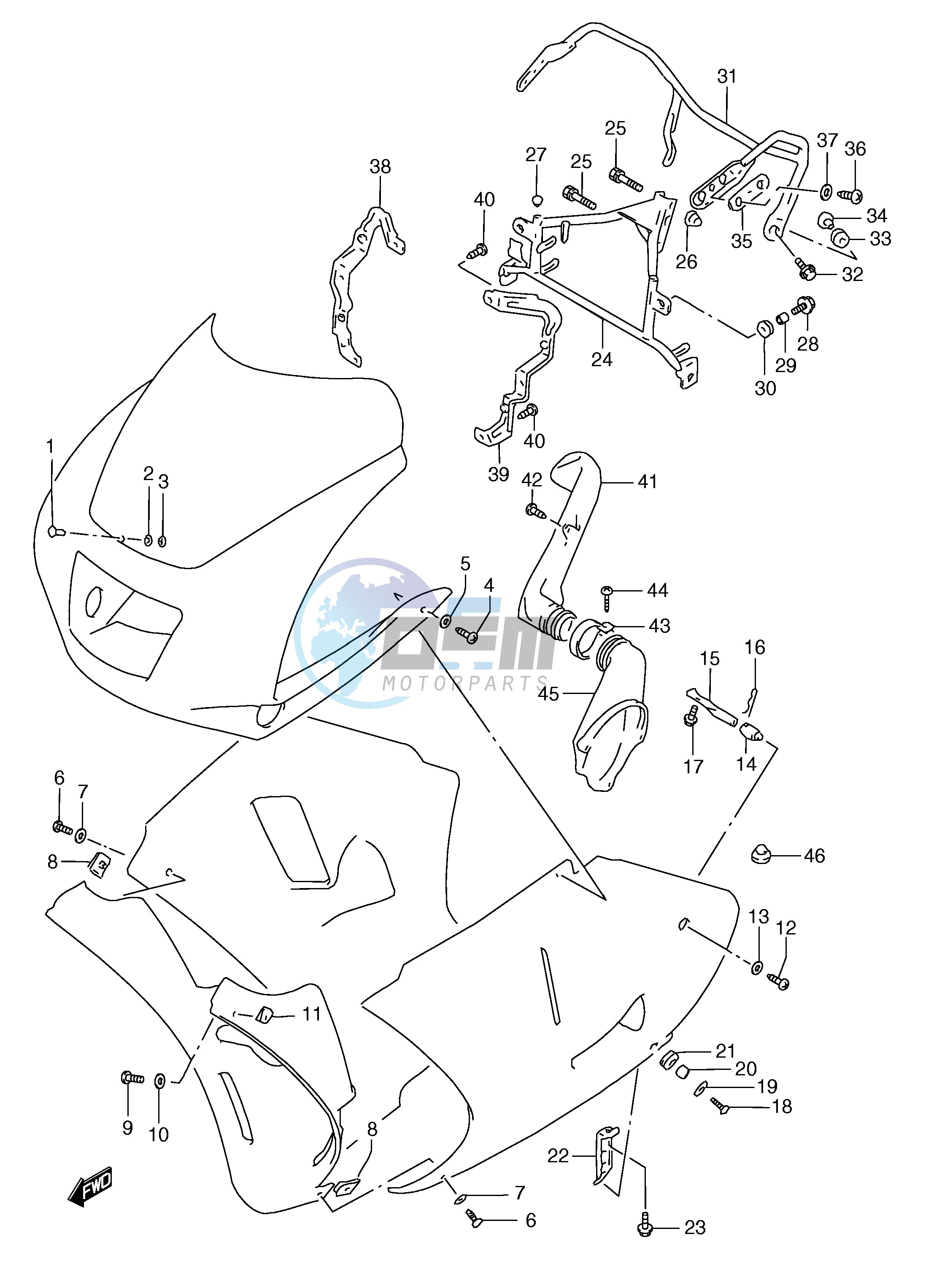 INSTALATION PARTS (MODEL N P R T)