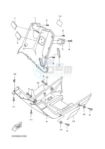 CW50 BOOSTER SPIRIT (5WWW 5WWW) drawing LEG SHIELD