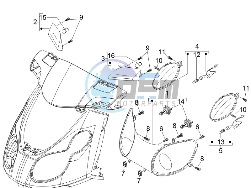 Head lamp - Turn signal lamps