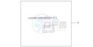 CB1000RA9 Europe Direct - (ED / ABS) drawing 3D LOGO SILVER