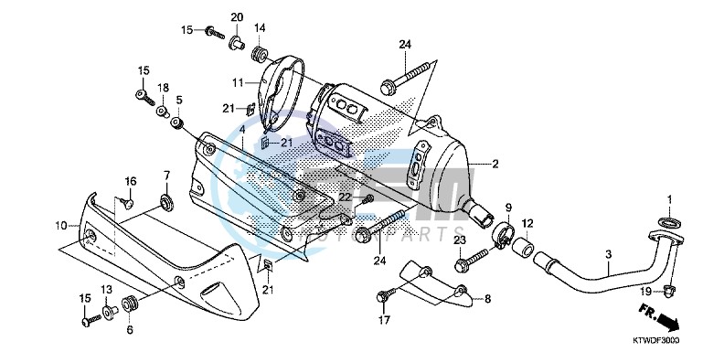 EXHAUST MUFFLER