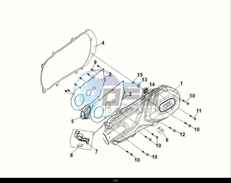 L. CRANK CASE COVER