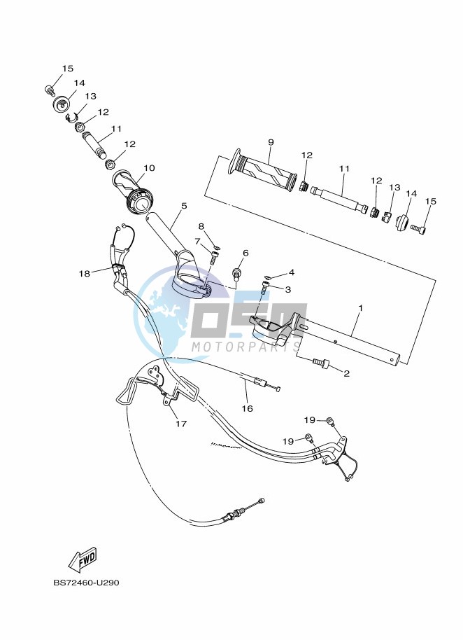 STEERING HANDLE & CABLE