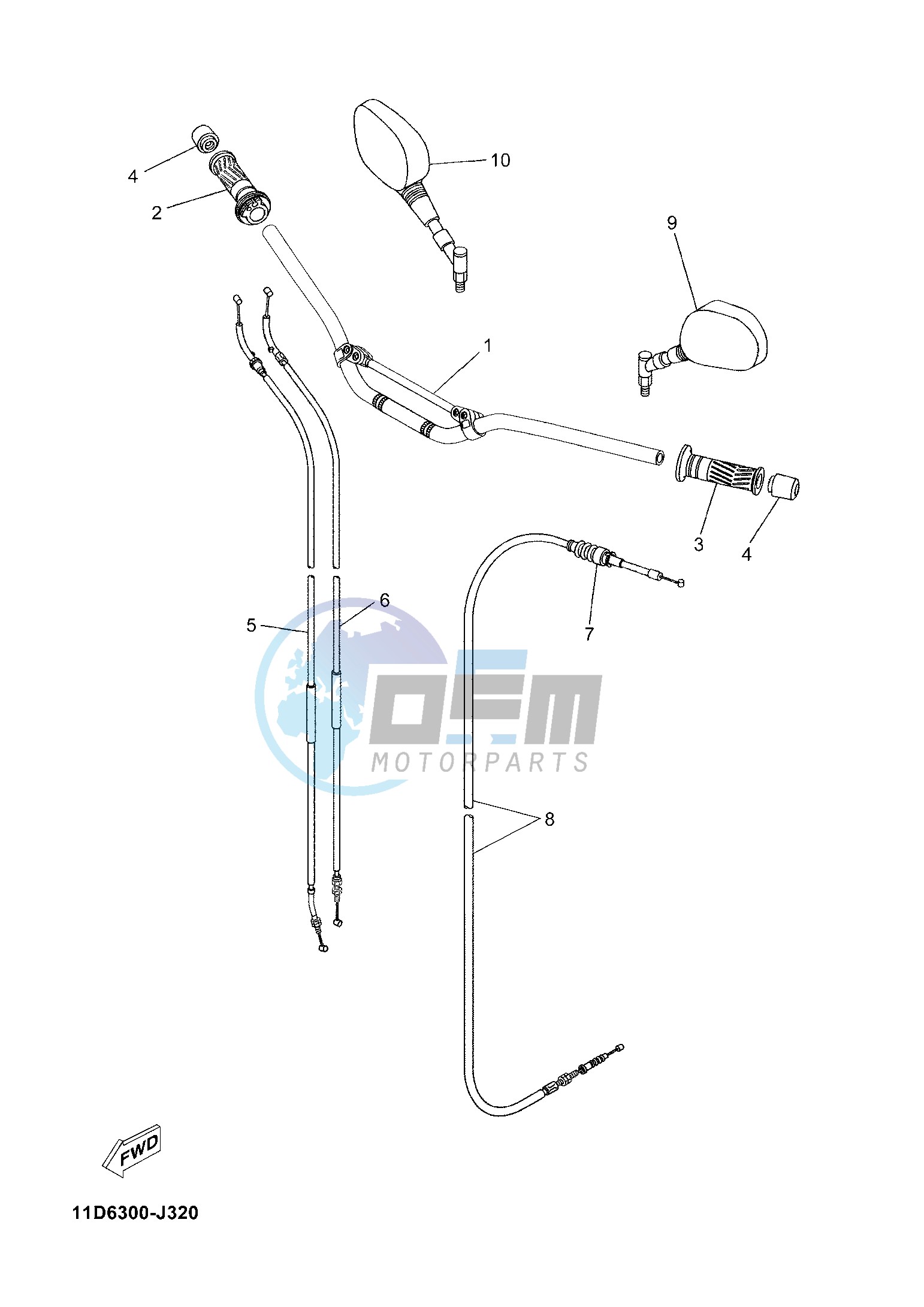 STEERING HANDLE & CABLE