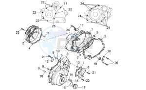 Pegaso Strada-Trail 650 ie drawing Crankcase II