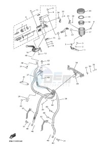 YZF-R6 YZFR6HC 600 YZF-R6 (BN61 BN62) drawing FRONT MASTER CYLINDER