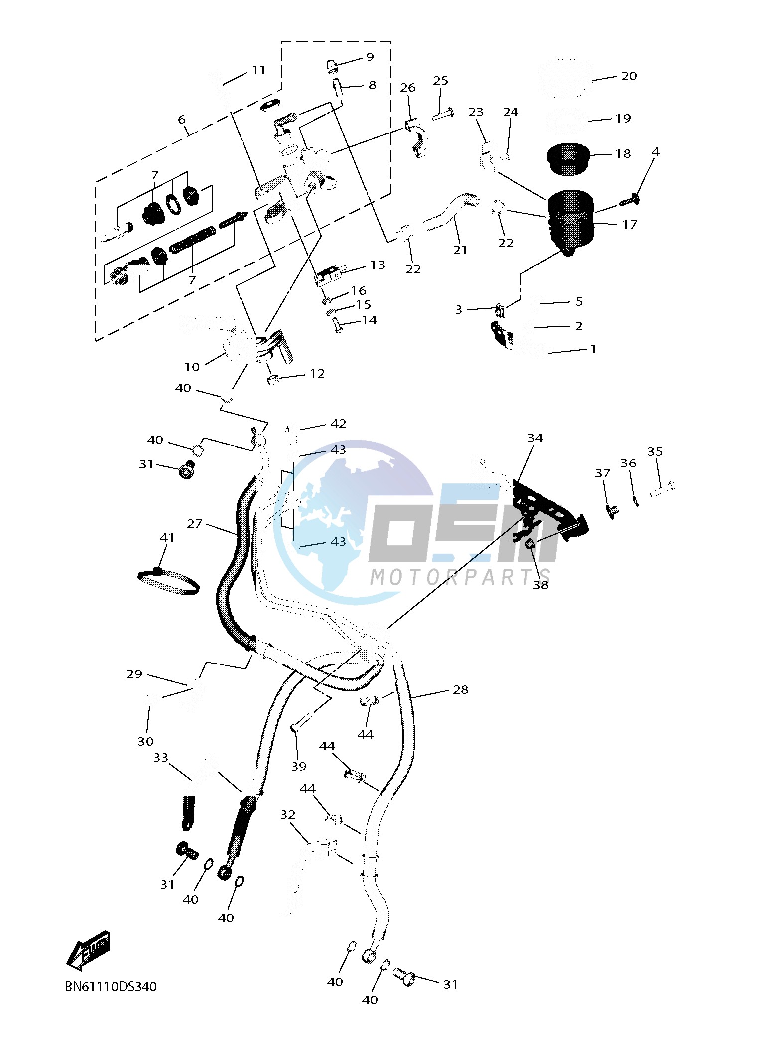 FRONT MASTER CYLINDER