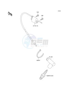 KX 60 B [KX60] (B10-B14) [KX60] drawing IGNITION SYSTEM