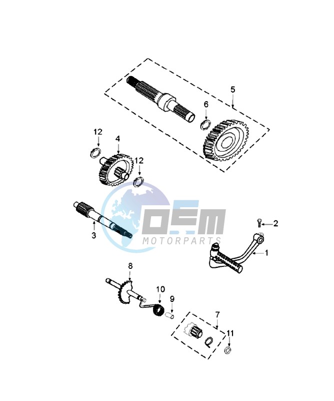 DRIVE SHAFTS / KICKSTARTER