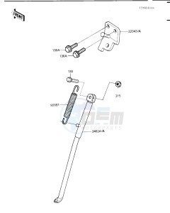 KDX 200 C [KDX200] (C1-C3) [KDX200] drawing STAND-- S- -