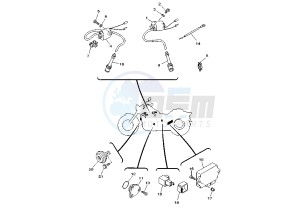 XVS A DRAG STAR CLASSIC 650 drawing ELECTRICAL DEVICES