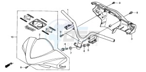 SES125 drawing HANDLE PIPE/HANDLE COVER