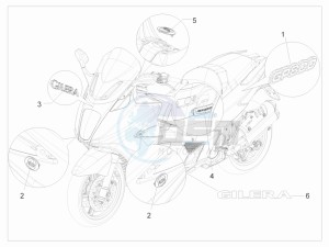 GP 800 Centenario drawing Plates - Emblems