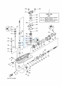 F60L-2010 drawing LOWER-CASING-x-DRIVE-1