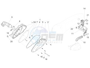 Fly 150 4T 3V ie (APAC) drawing Air filter