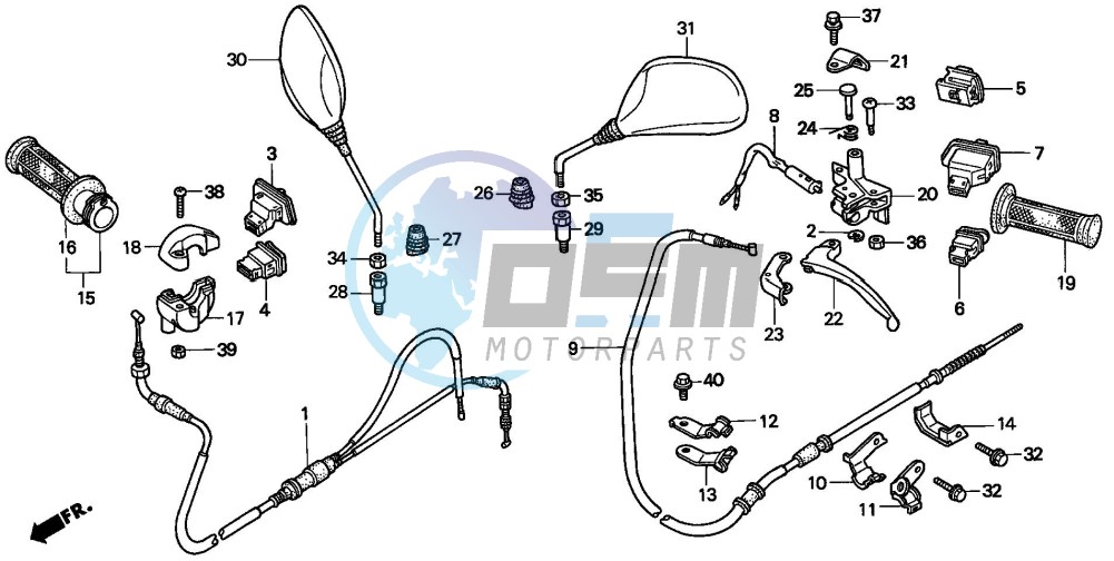 HANDLE LEVER/SWITCH/CABLE (1)