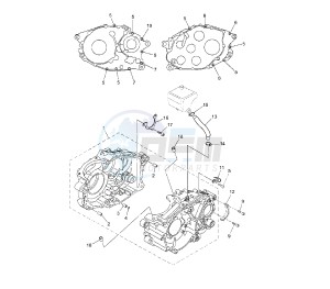 XT Z TENERE 660 drawing CRANKCASE