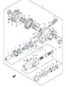 LT-F400 (E24) drawing FINAL BEVEL GEAR (REAR)