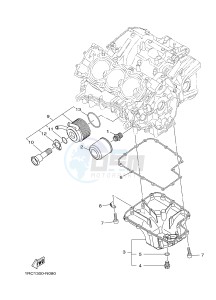 MT09A MT-09 ABS 900 (2DRR) drawing OIL CLEANER