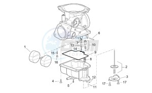 Leonardo 250 (eng. Yamaha) drawing Carburettor III