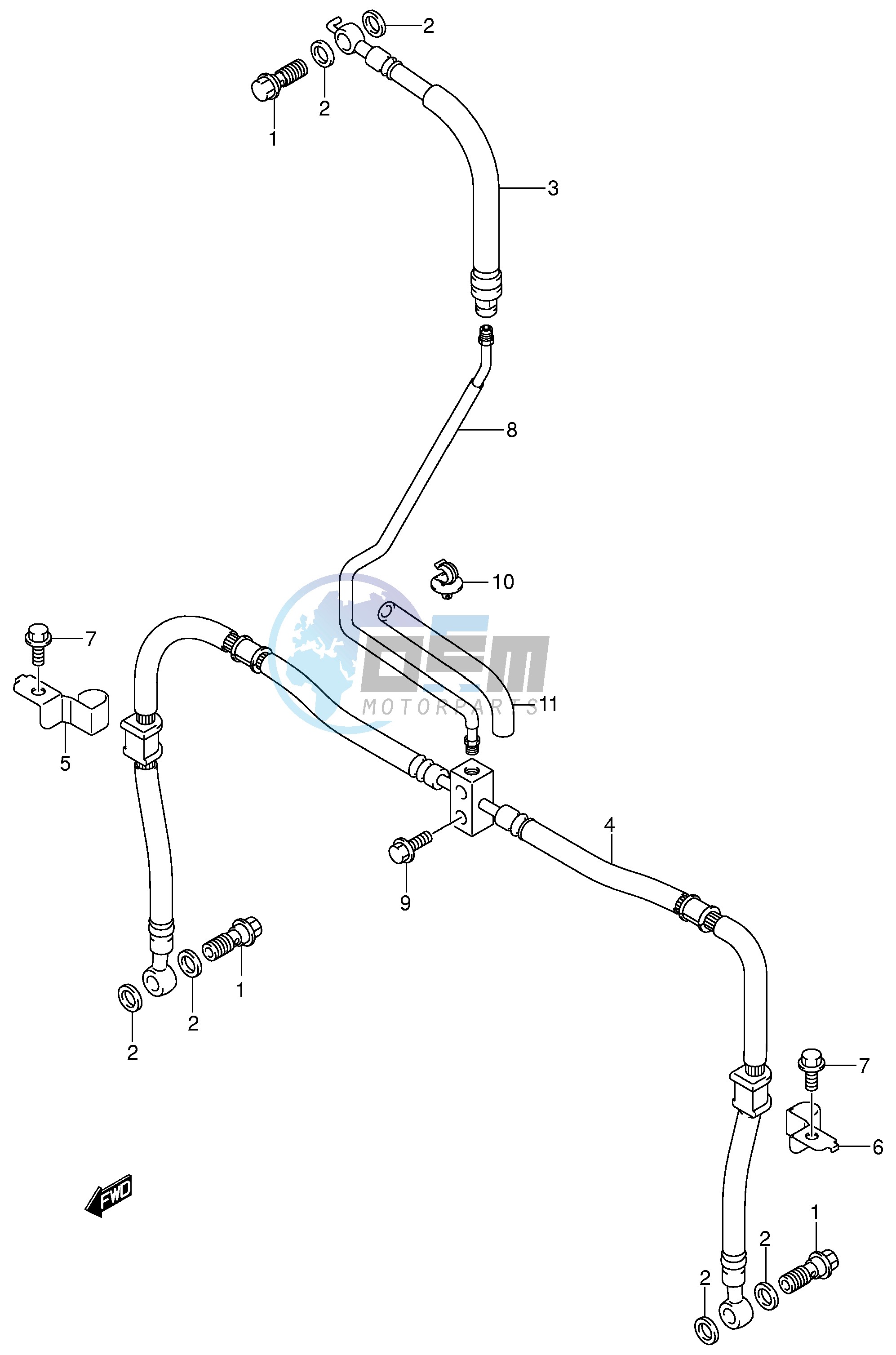 FRONT BRAKE HOSE