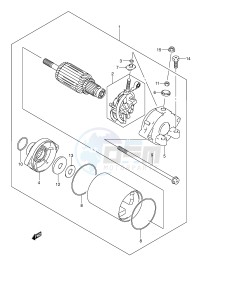 GSX1300R (E2) Hayabusa drawing STARTING MOTOR